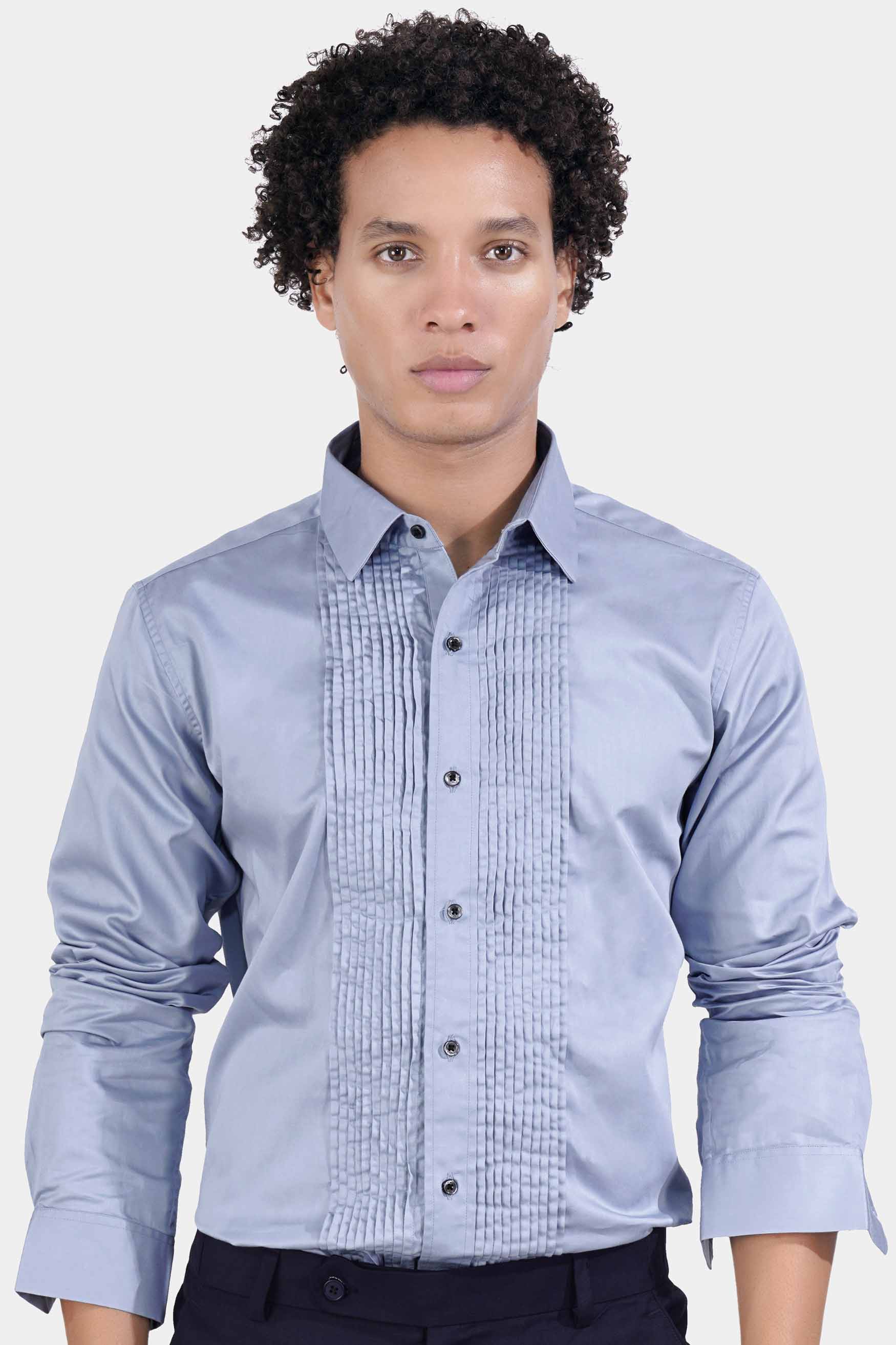 Shirt and Pant Combo 10 (Navy Blue Shirt and White Pant) – Cloth Culture